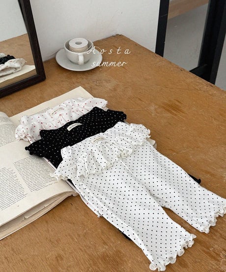 即納aosta kiki frill pants