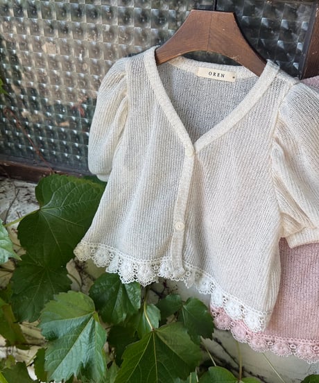予約 OREN ChaCha Linen Cardigan