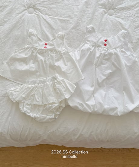 予約ninibello Bubble pop nashi blouse