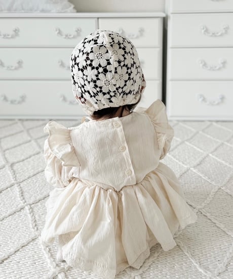 即納Lace bonnet