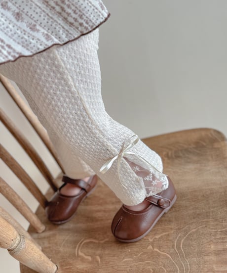 即納  lace boots cut pants