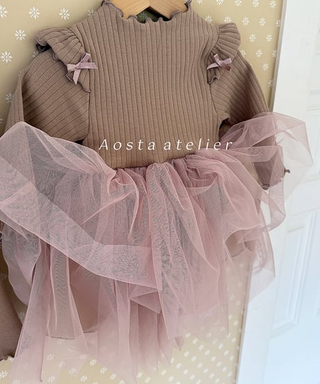即納aosta Camellia dress
