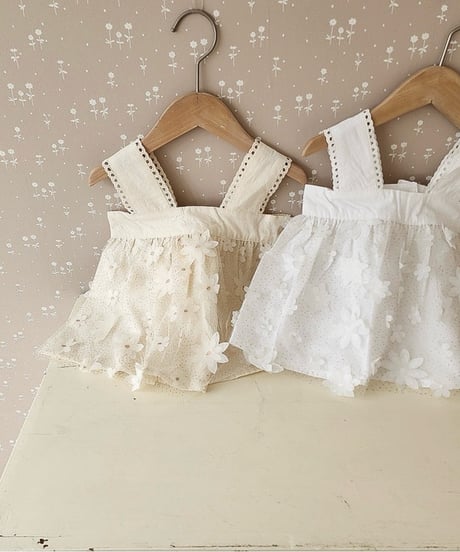 即納 sparkling flower Bustier