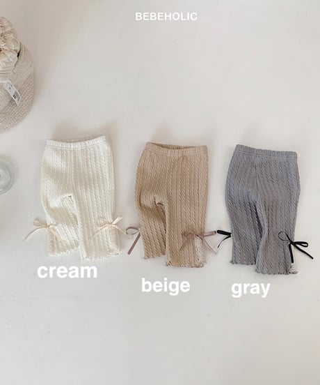即納 Lace boots cut pants