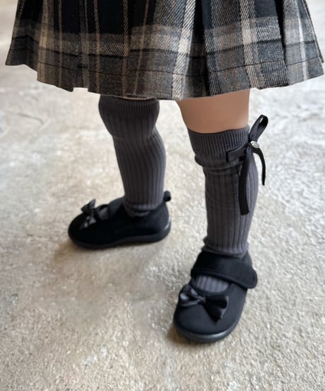 即納 ribbon lib high socks
