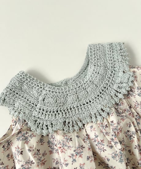 即納flower knit one-piece