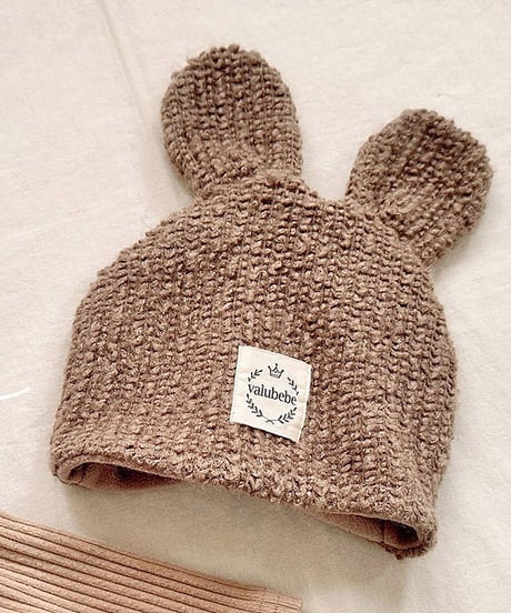 即納valubebe Buckle bear beanie(bebe)