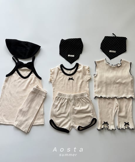 即納aosta Lip ribbon tee