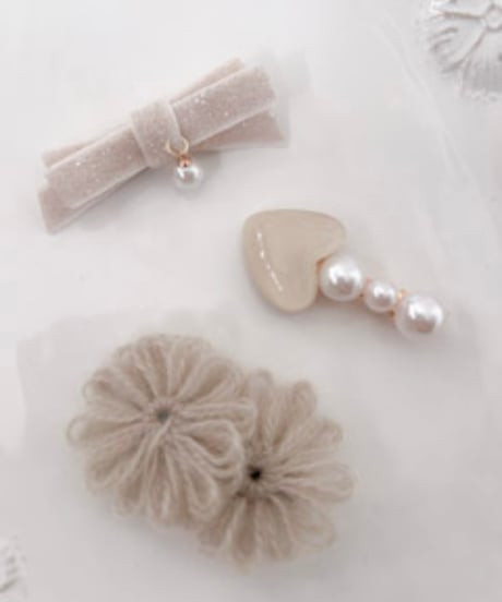 即納 petit bouquet clip set