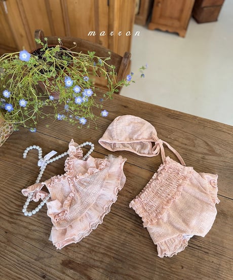 予約 marron Charming swimming suit