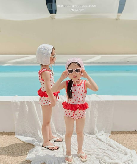 予約 melikey Rose Lace Swim Cap