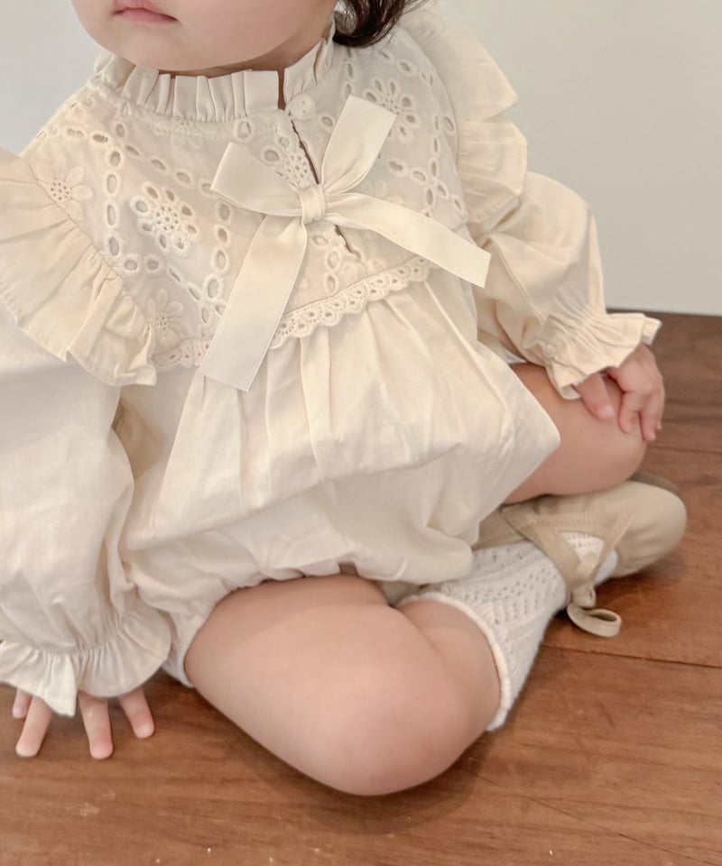 即納punching ribbon rompers | alli.