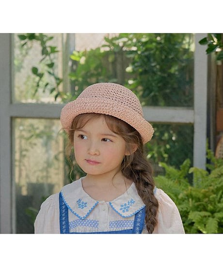 予約 OREN Rosiel Round Straw Hat