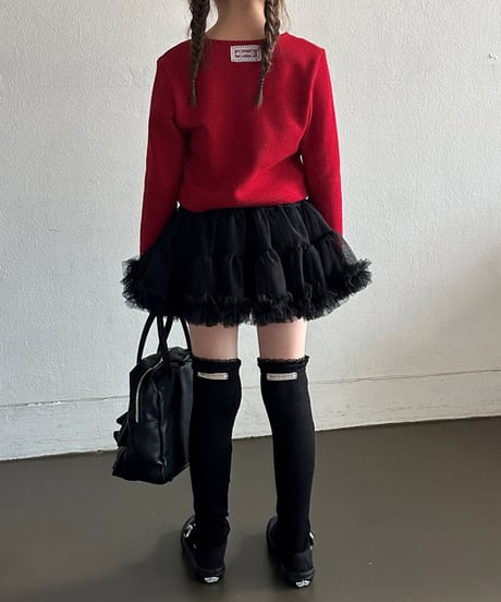 即納 EllyMolly Frilly High Socks
