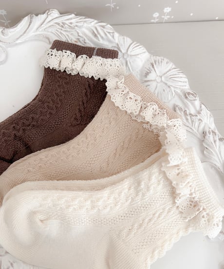 即納 frill socks
