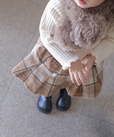即納nunubiel Wool muffler