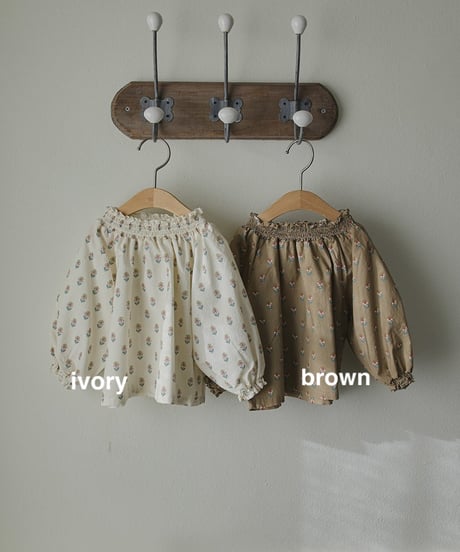 即納mini beige   Smoke blouse