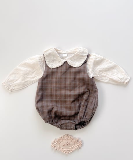 即納 mimi market Volume collar blouse