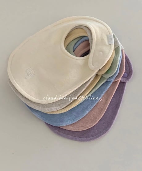 一部即納cloud terry bibs
