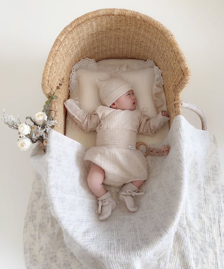 即納 newborn neko bonnet  set