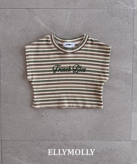 一部即納 Elly Molly Jelly wave crop top