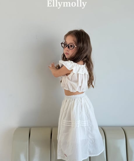 予約Elly Molly Blanche blouse
