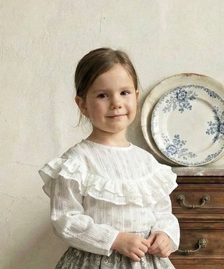 即納 mon petit bebe Selene blouse