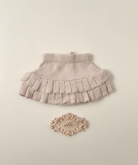 即納knit skirt