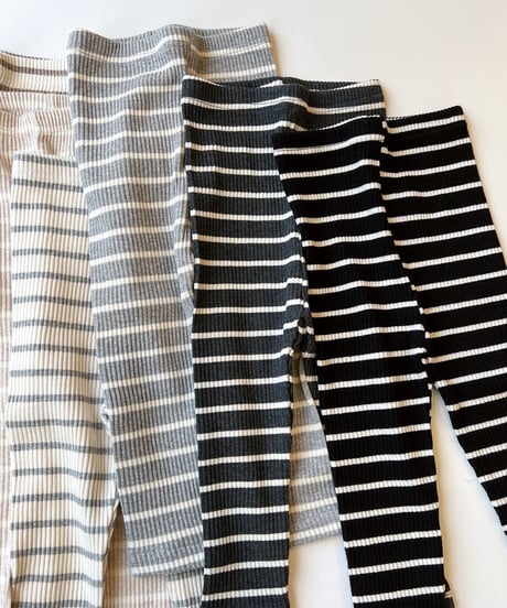即納stripe leggings