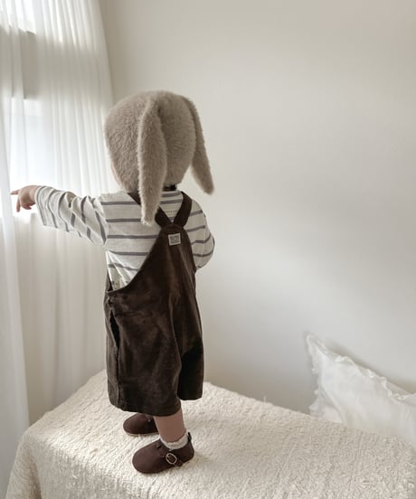 即納rabbit knit bonnet