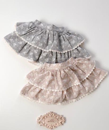 即納 mon petit bebe Olivia skirt