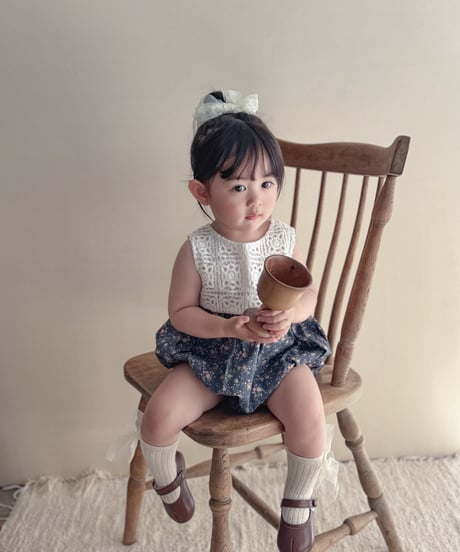 即納 Crochet Flower Rompers