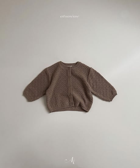 即納Vanilla knit cardigan