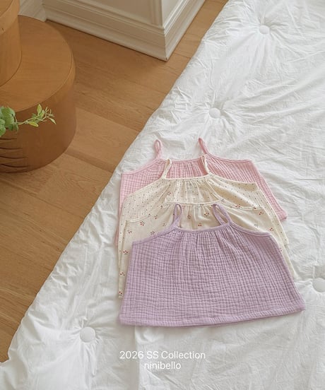 予約ninibello Momo Sleeveless Top