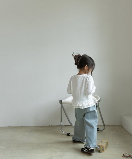 即納 ALADIN Pretty fit frill long pants
