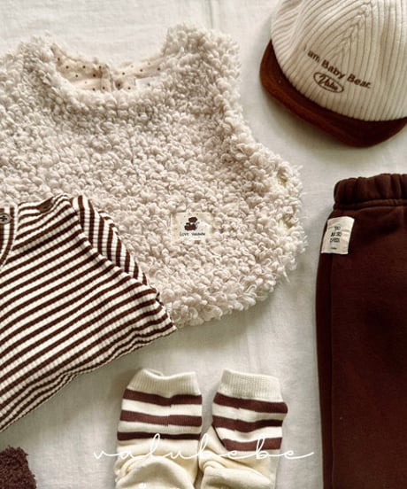 即納 valubebe Baby sheep vest(bebe)