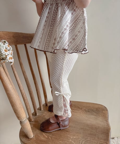 即納  lace boots cut pants