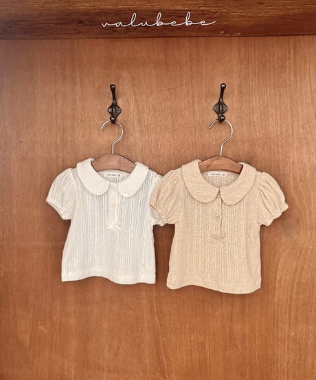 即納valubebe Eyelet Round Puff Tee