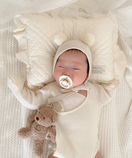 即納ponpon  bear  bonnet