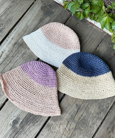 予約 OREN Casa Two-Tone Bucket Hat