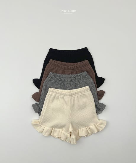 即納 HAROHARO Browny prill pants