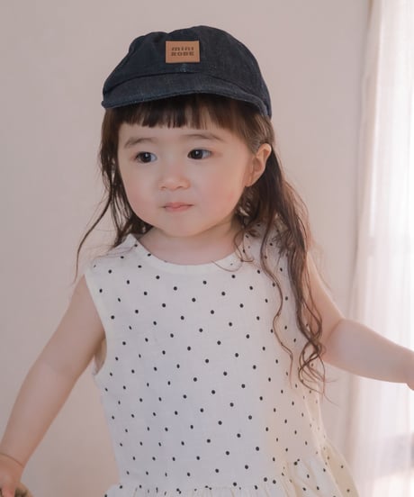 即納 bebe nine Dot bloomer set
