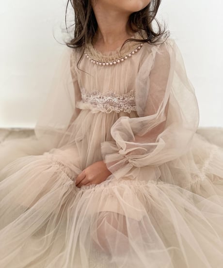 即納classical chiffon dress