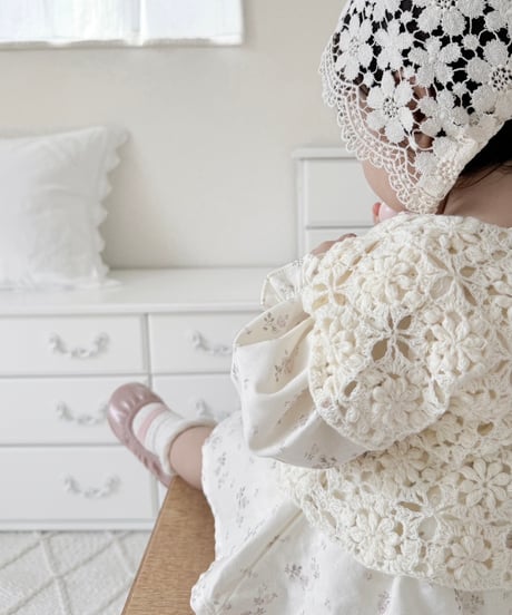 即納Lace bonnet