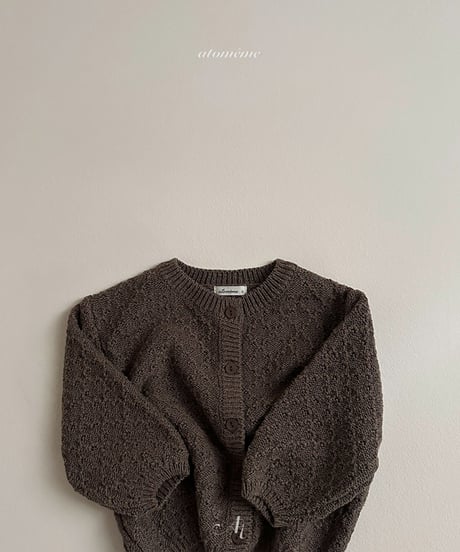 即納Vanilla knit cardigan