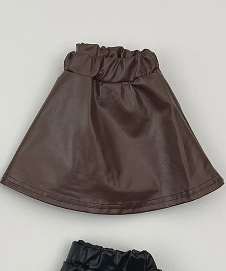 即納 HAROHARO Unique leather skirt