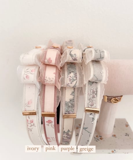 即納veil ribbon headband