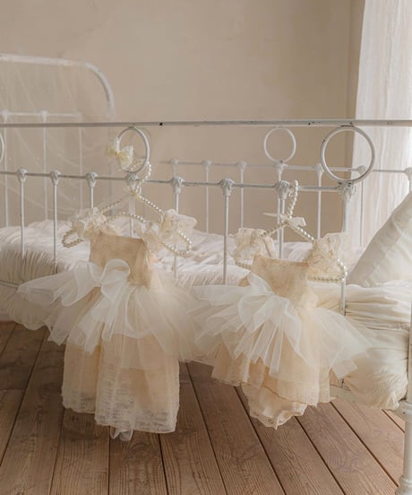 予約 OREN Shiny Tulle Dress