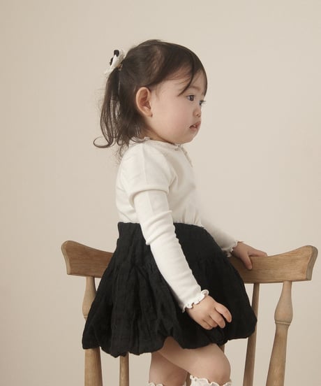 即納puff sleeve mellow tops