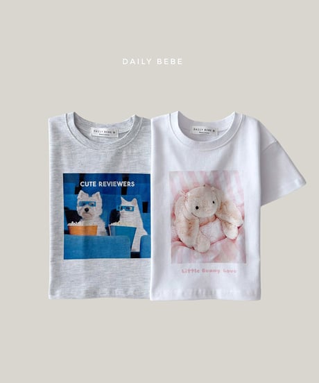 即納 daily bebe Little Friends Tee